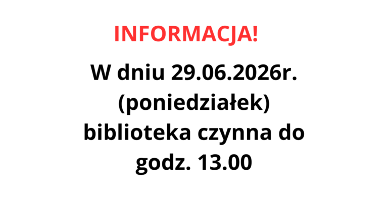 INFORMACJA!