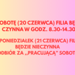 Kopia – Cream Delicate Business Hours Horizontal Poster