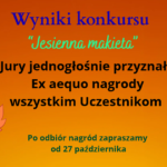 Wyniki konkursu “Jesienna makieta”