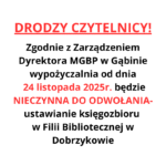 DRODZY CZYTELNICY!(2)