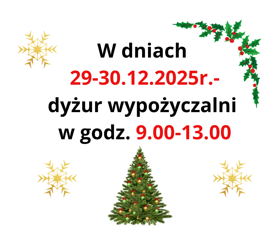 Informacja dla Czytelnika