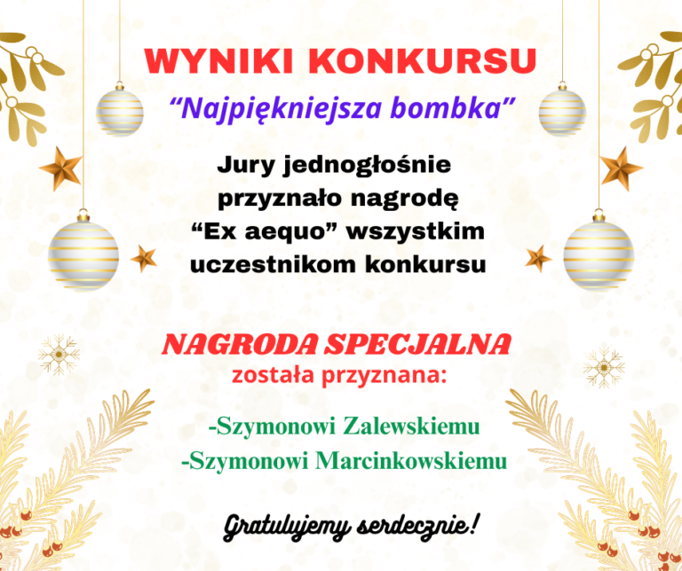WYNIKI KONKURSU