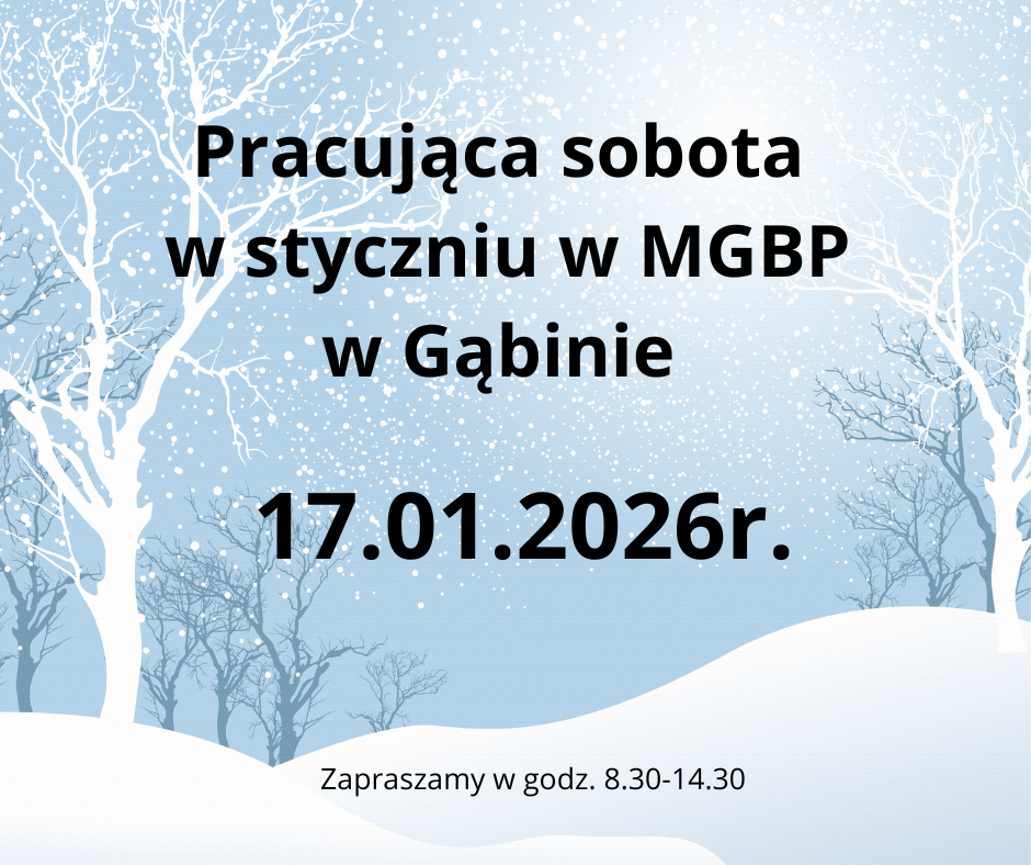 Pracująca sobota w styczniu w MGBP w Gąbinie(1)