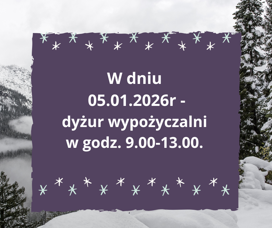 Informacja dla Czytelnika