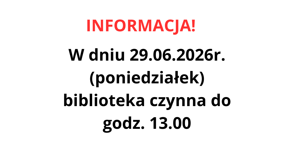 Informacja!