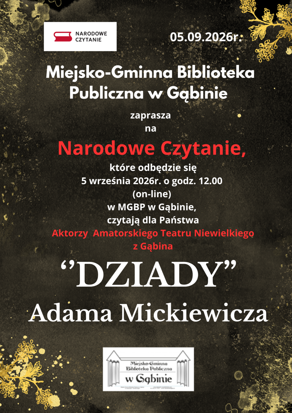 DZIADY Adama Mickiewicza